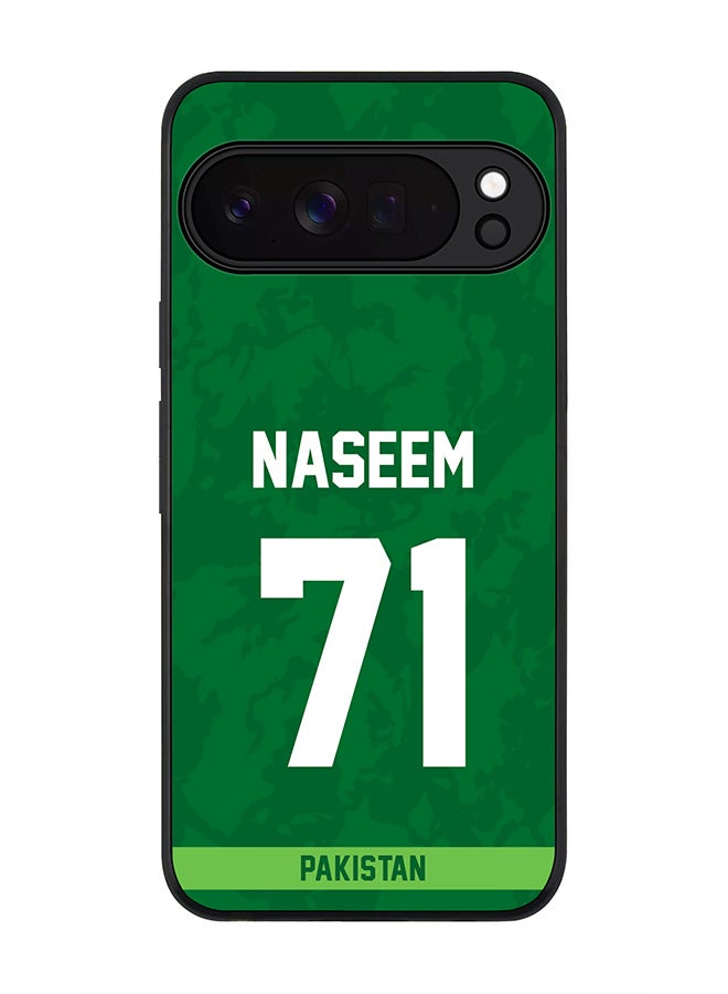 Stylizedd For Google Pixel 10 Pro XL Case,Slim fit Camera Protection, Shockproof Thin Phone cover  - Pakistan Naseem Shah, Jersey No 71 - Image 1